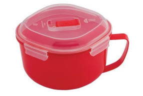 Meal Bowl With Lid (950 ml) (Red)